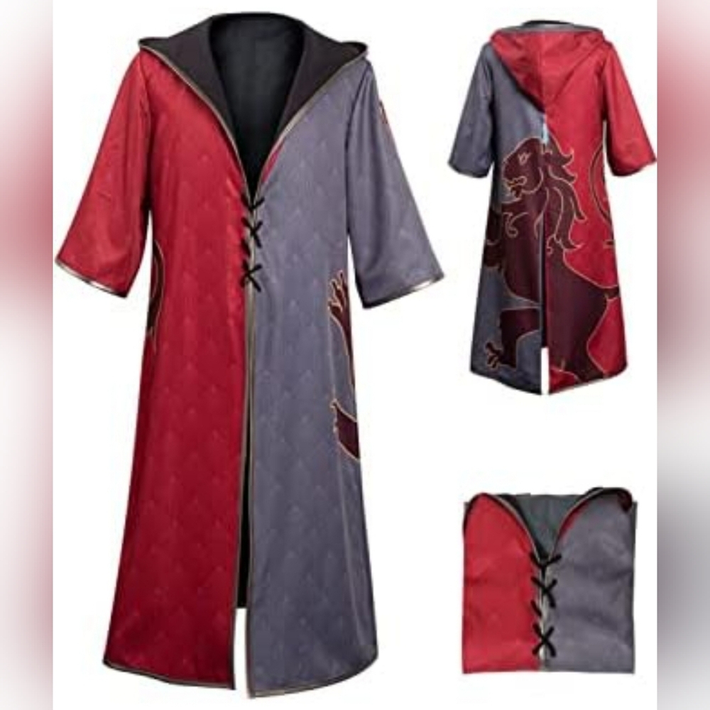 New Premium Hogwarts Gryffindor  Cosplay Halloween Renaissance Costume